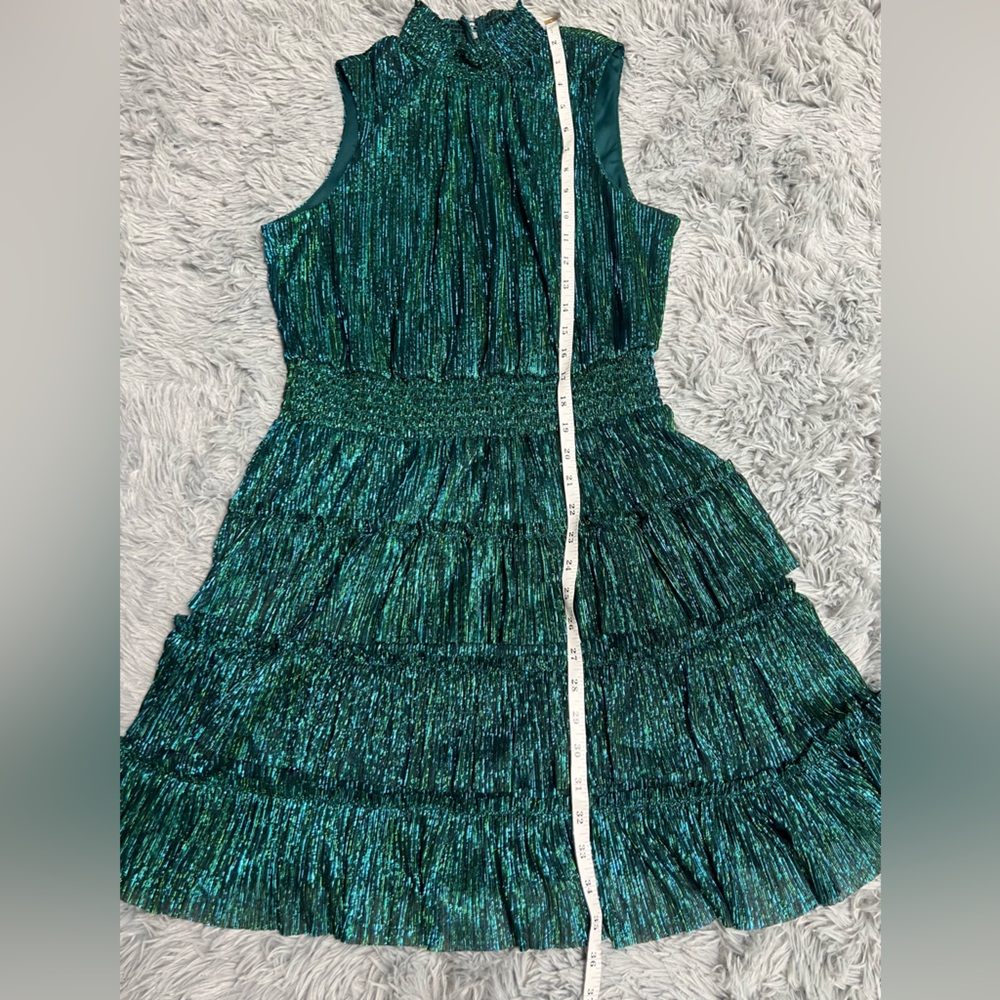 1. State Green Tiered Halter Midi Dress! - Picture 12 of 16